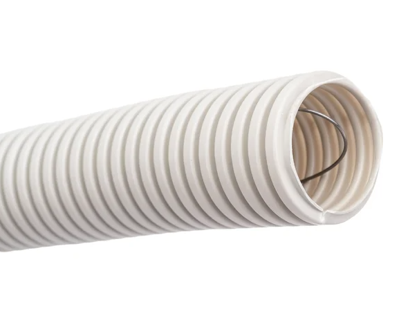 Труба ПВХ 32мм гофрированная легкая с зондом (50м)