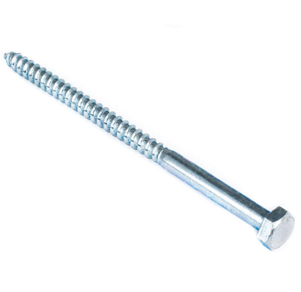 Болт сантехнический 12х300 шуруп для крепления деревянных лаг