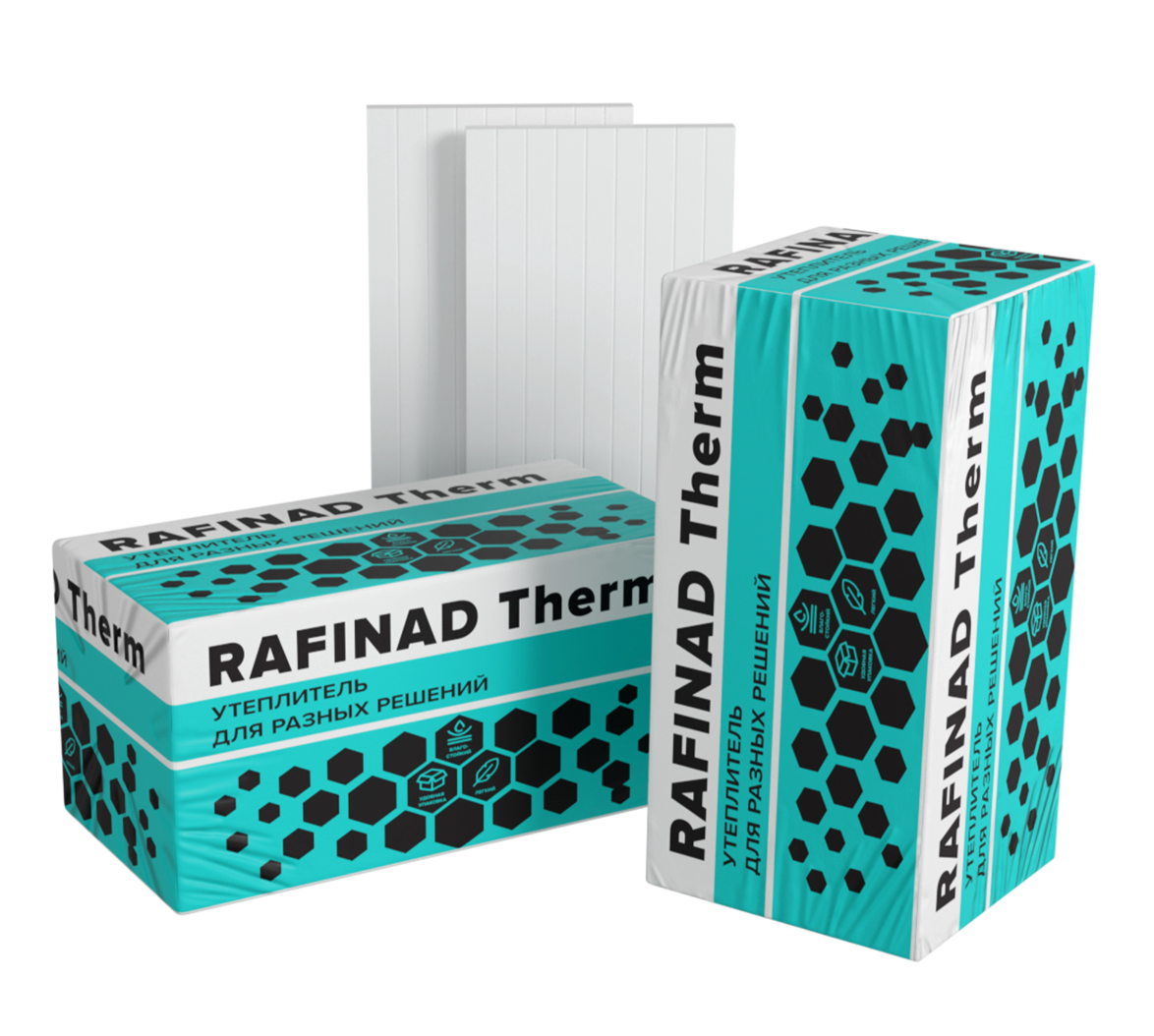 Плита пенополистирольная RAFINAD THERM FACADE 50 мм, 1200х600х50 (6 плит, 4,32 кв.м)